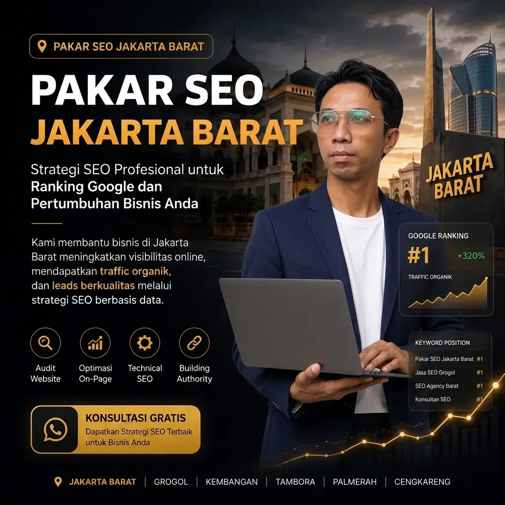 Pakar SEO Jakarta Barat membantu meningkatkan ranking website di Google